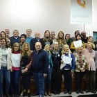 Las autoridades universitarias con los referentes de los organismos de Derechos Humanos