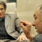 Los directores del Centro Cultural Haroldo Conti, en la ex Esma, y del Museo de la Memoria de Rosario, reunidos en un diálogo en torno a los nuevos problemas que plantean la historia reciente y los DDHH en Argentina.