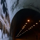 “Bocanada”, nombre de la obra en la entrada del túnel Illia. Imagen: Andrés Macera