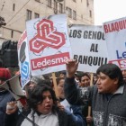 Manifestación de militantes de derechos humanos, políticos y sociales, en 2012, en Jujuy, para repudiar la complicidad de Blaquier con el terrorismo de Estado. Imagen: Télam
