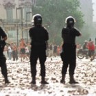 Los peritos mostraron que las balas provinieron del sector en donde estaba la policía. Imagen: Pablo Piovano