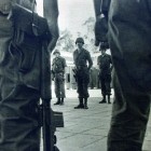 El dictador Videla en ejercicio de sus funciones.