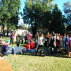Encuentro regional de Jóvenes y Memoria en el Jardín de los Niños, perteneciente al Tríptico de la Infancia.
