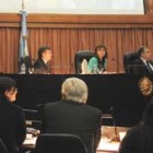 El Tribunal Oral Federal Nº 6, presidido por María del Carmen Roqueta. Imagen: Guadalupe Lombardo