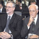 Ricardo Miguel Cavallo y Jorge “El Tigre” Acosta, dos de los represores que están siendo juzgados.