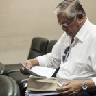 Durante el juicio a Marcos Levin