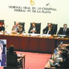El ex policía bonaerense Norberto Cozzani amplió ayer su declaración ante el Tribunal Oral Federal Nº1 de La Plata. Imagen: DyN