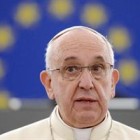 El papa Francisco dio un duro discurso ante el Parlamento Europeo. Foto: AFP
