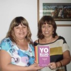 Elena Moncada junto a la diputada provincial Alicia Gutiérrez