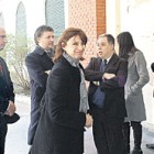 Los jueces, fiscales y abogados participaron del reconocimiento a las instalaciones de la ex Escuela de Mecánica de la Armada. Imagen: Rafael Yohai