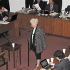 Estela Carlotto dio su testimonio en el juicio por los crímenes cometidos en el centro clandestino La Cacha.