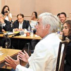 El ex juez Carlos Pagliere, en su declaración ante el tribunal, en el juicio que se lleva a cabo en Olavarría. Imagen: Gentileza diario Eco de Tandil