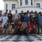 Al público. Los chicos presentaron sus producciones esta semana, en la terraza del Museo de la Memoria.