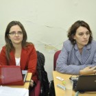 Las abogadas Jesica Pellegrini y Gabriela Durruty que solicitaron duras condenas para los acusados. Imagen: Andrés Macera