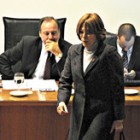 Lidia Papaleo, viuda de Graiver, declaró como testigo ante el Tribunal Oral Federal Nº 1 de La Plata. Imagen: Télam