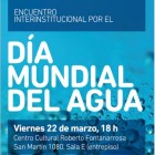 Encuentro Interinstitucional por el Día Mundial del Agua