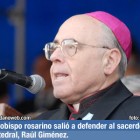 El arzobispo de Rosario, monseñor José Luis Mollaghan