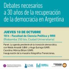 Programa para el cierre de Debates Necesarios