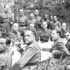 La plana mayor del dictador Franco antes del golpe, en 1936.