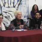 Durante el anuncio de la recuperación de la identidad de José Maulín Pratto.