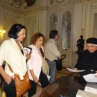 Integrantes de Familiares, APDH y UMANO de Casilda, fueron recibidos por una hermana.