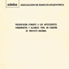 En el documento los banqueros exponen su modelo de país.