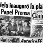 El diario Clarín anunciaba así la creación de Papel Prensa