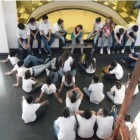 Recorrido guiado por una docente que realizó la capacitación.