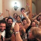 Los familiares y amigos de Carlos Moreno y miembros de organismos de derechos humanos celebraron el fallo.